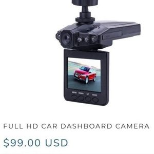 FULL HD CAR DASHBOARD CAMERA BLACK